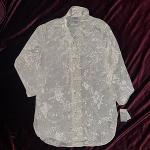 Semi Sheer NWT Morgan Taylor Sleep Shirt